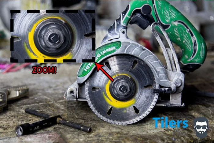 HOW TO CHANGE A TILE SAW BLADE