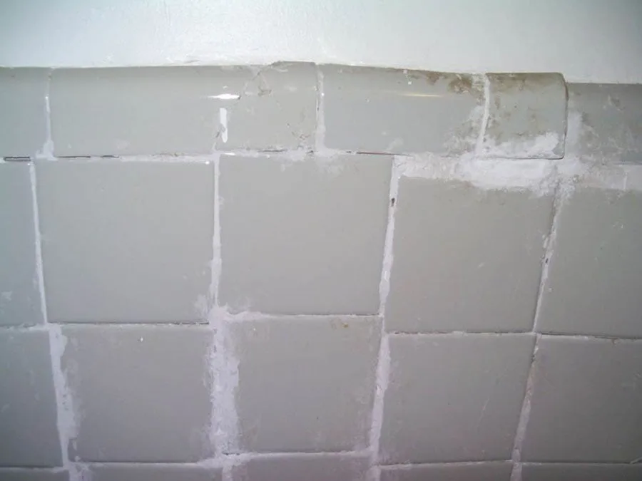 Grout like this needs to be removed!