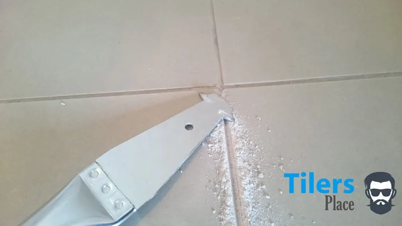 A carbide cutter is a great grout removal tool for unsanded grouts.
