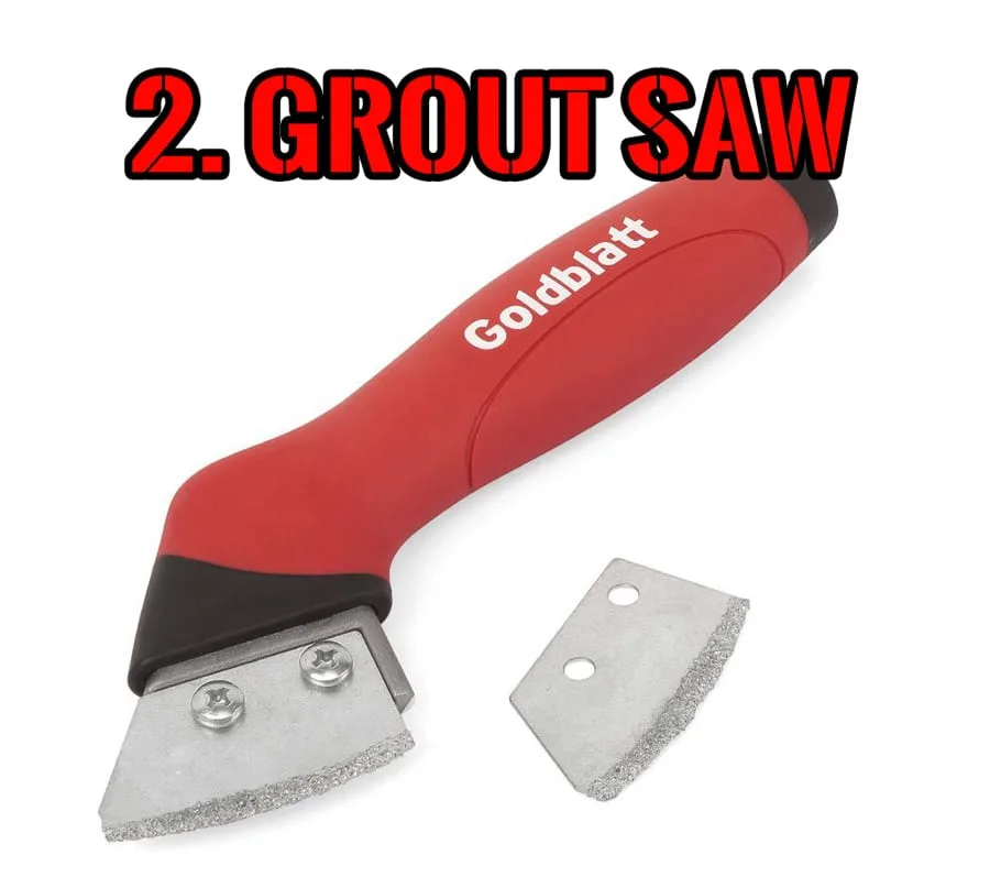 Grout removal blade for oscillating multi-tool
