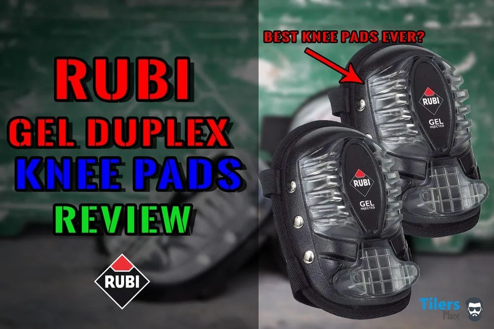 Rubi Gel Duplex are very comfortable on concrete The Rubi Gel Duplex Knee Pads work great on concrete