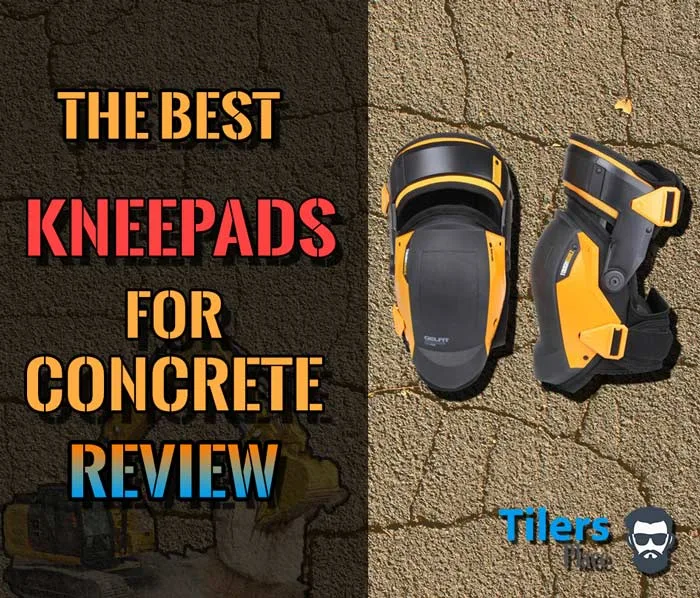 three best knee pads for concrete work side by side