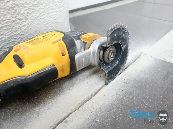 Using A Multi-tool To Remove Grout