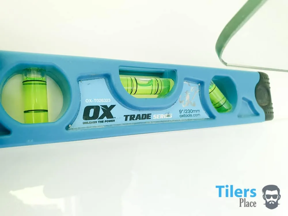 Check To Ensure The Glass Is Level!