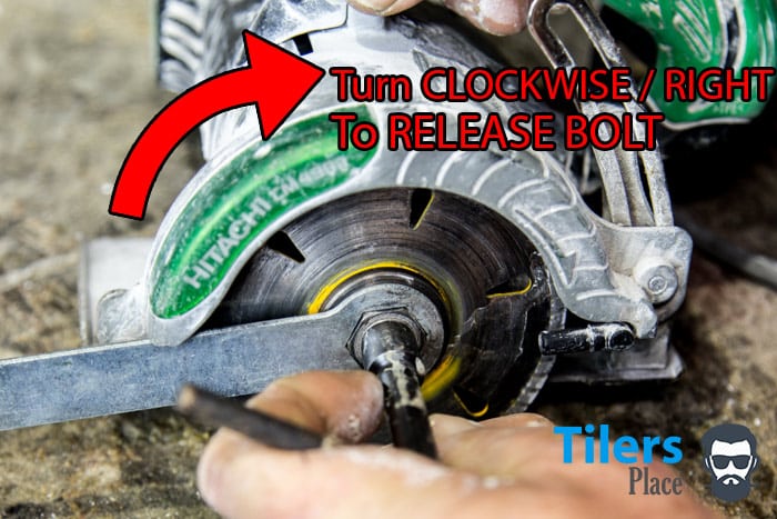 HOW TO CHANGE A TILE SAW BLADE