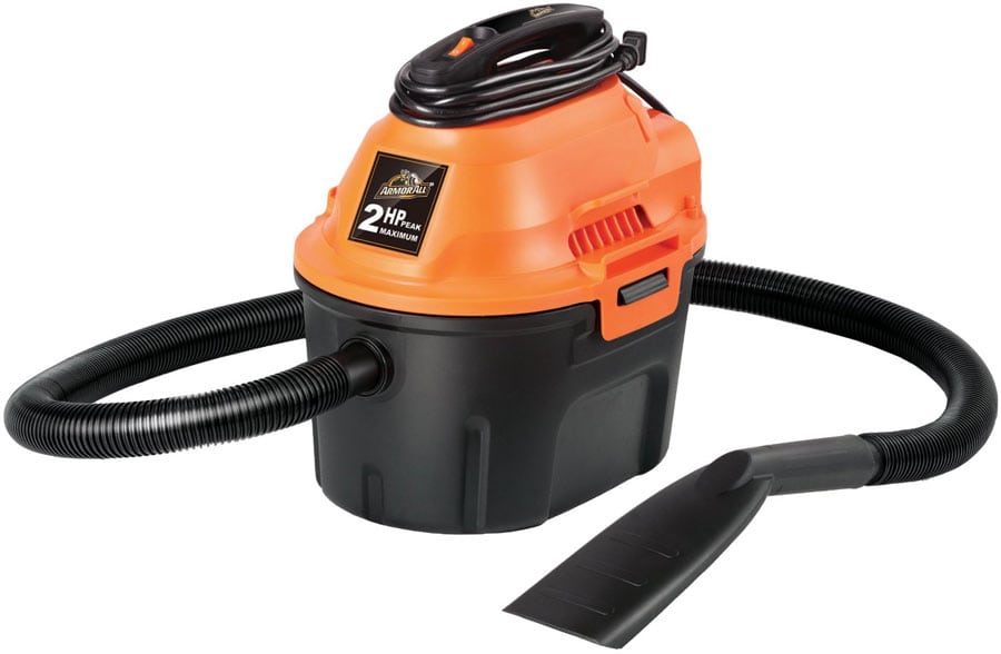 A wet and dry vacuum cleaner is essential for grout removal