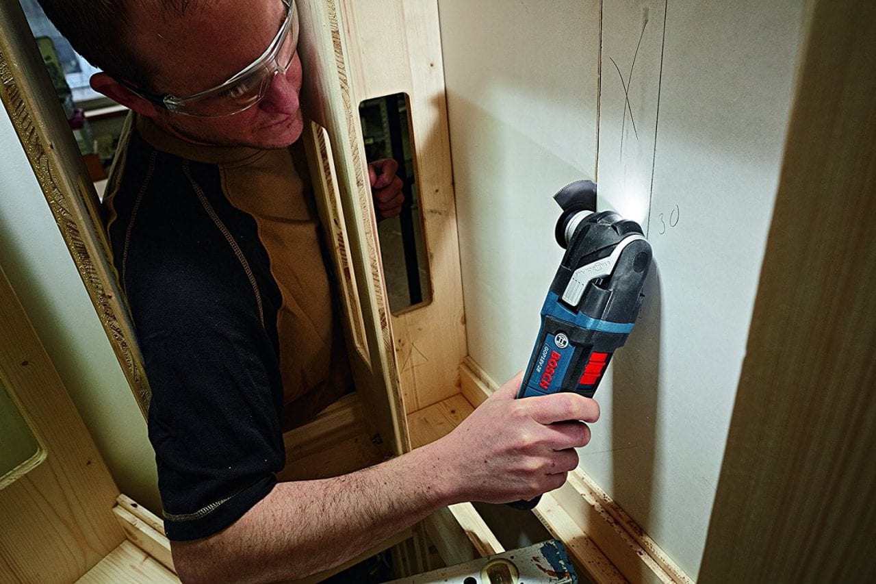 The oscillating multi-tool is great for working in tight and confined areas.