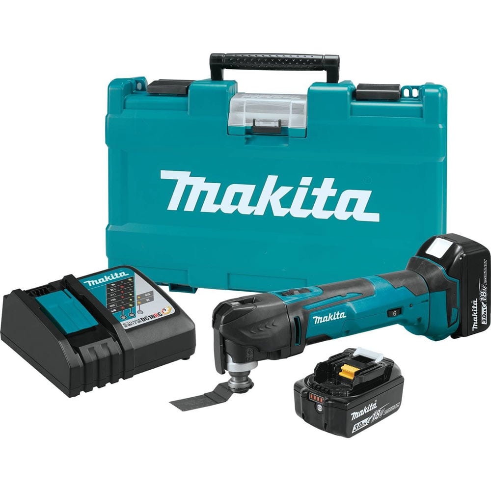 Makita oscillating multi use tool kit.