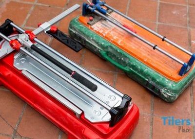 Old and new Rubi Tile Cutters