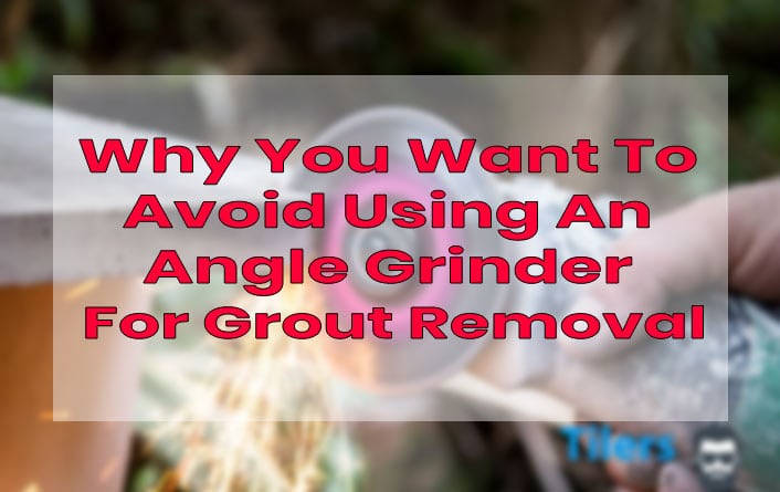 Grout removal store angle grinder